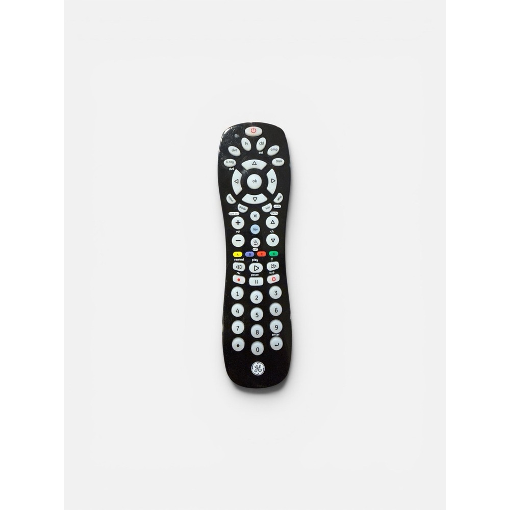 GE Universal Remote 6 Device 24922 Black Replacement Wireless Control